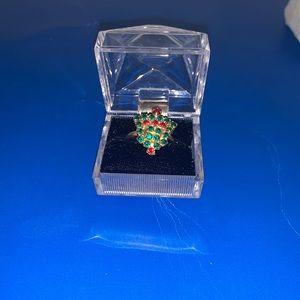 Lovely Green and  red ring